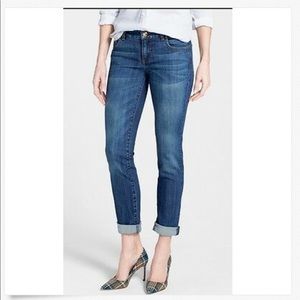 KUT from the Kloth Catherine Boyfriend cuffed Jean